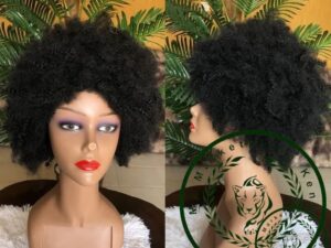 Afro human hair