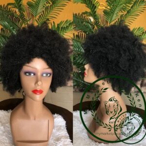 Afro human hair wigs
