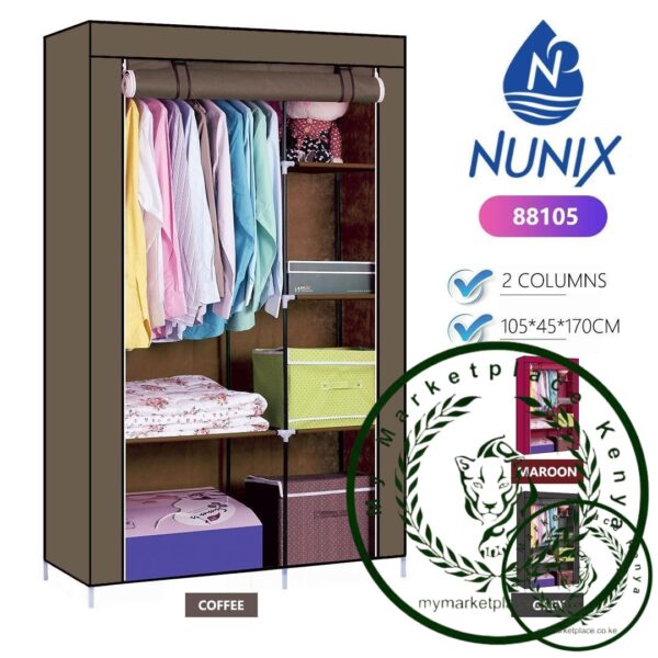 Nunix 2 Column Wardrobe