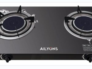 Ailyons GS0051 2 Burner Glass Top