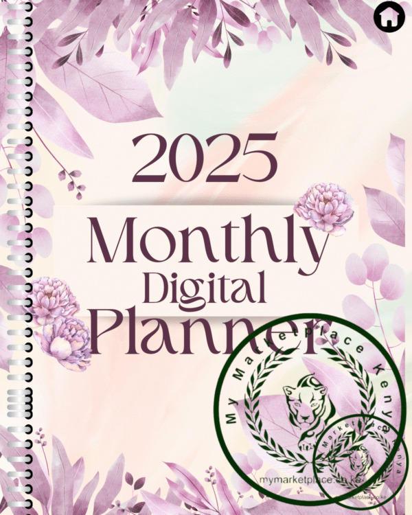 2025 Monthly Digital Planner