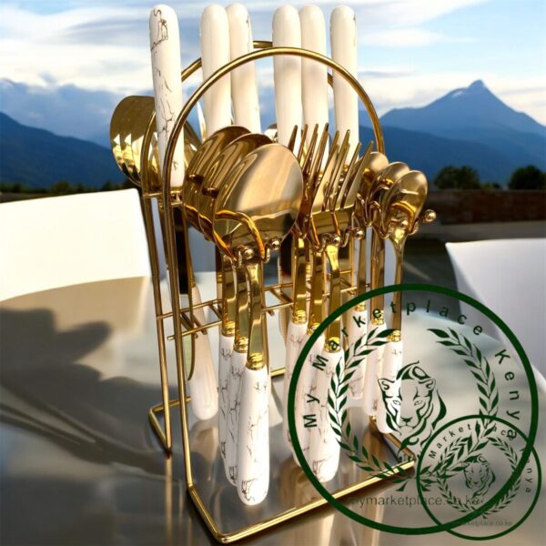 Marbles cutlery set