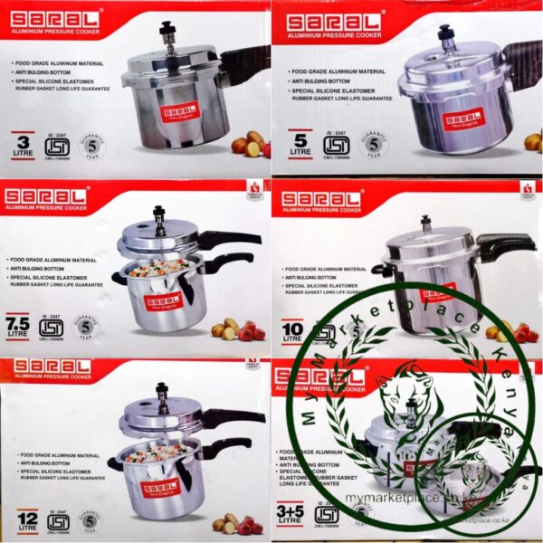 Saral heavy duty Aluminium pressure COOKERS