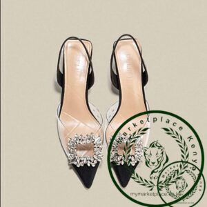 Clear heels