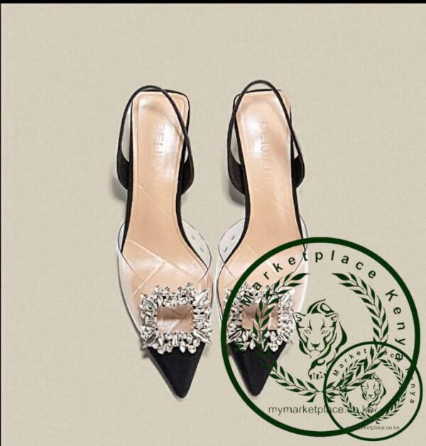 Clear heels