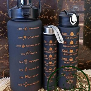 3 in 1 water bottle set