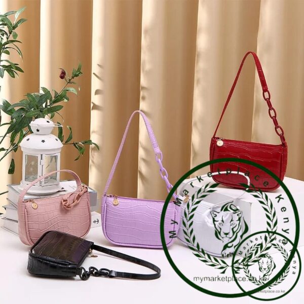 Crocodile pattern Underarm fashion bag
