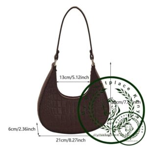 Candy color Crescent Underarm Bag