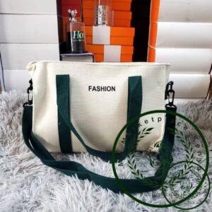 FASHIONABLE COTTON CANVAS TOTE BAG