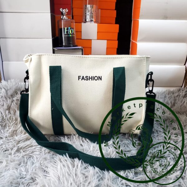 FASHIONABLE COTTON CANVAS TOTE BAG