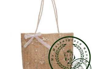 LUXURY STRAW BRAIDED WOMEN HANDBAG