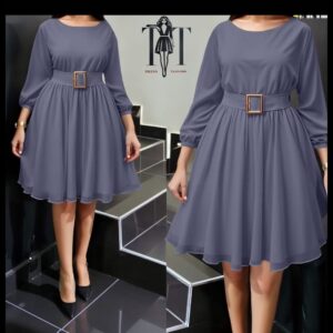 dresses round neck
