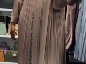 Janjan Fabric Shawl - French Coffee