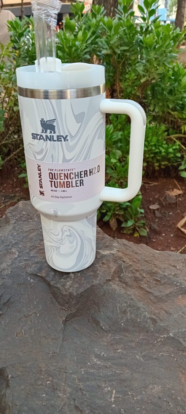 Marble Stanley tumbler