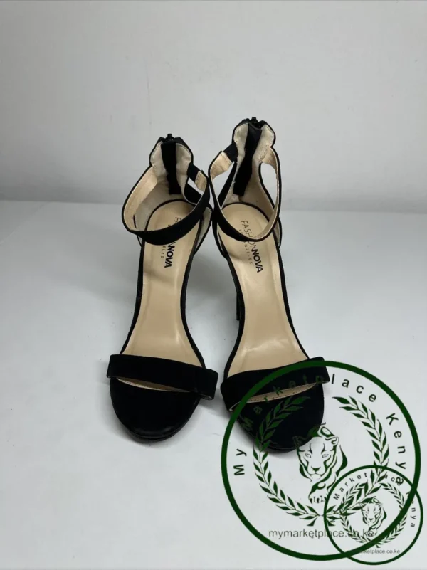 Nova Black High Heels Size