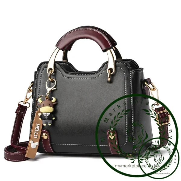 New brand shoulder Bag leather Women's luxury designer handbag for 2024 women European and American retro cross body Tote bags