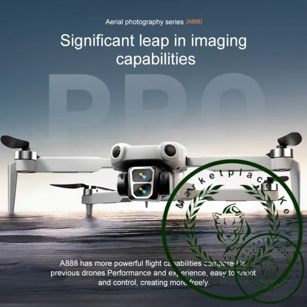 New A888 PRO Aerial Photography Drone Brushless Motor | Optical Flow Positioning | 360° Adjustable Camera | Remote Control - Image 5