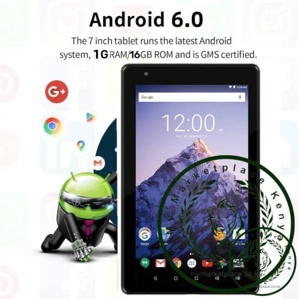 7 INCH 1GB RAM 16GB ROM RCT6973 Android 6.0 Tablet PC Sofiaboard RK30sdk Quad-Core 1024 x 600 pixels WIFI Dual Camera - Image 4
