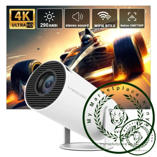 Magcubic Projector HY300 Pro 4K Android 11 Dual Wifi6 290ANSI Allwinner H713 BT5.0 1080P 1280*720P Home Cinema Outdoor Projetor