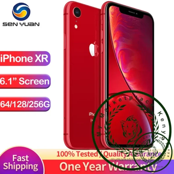 Original Apple iPhone XR Used 4G LTE Mobile Phone Unlocked 6.1" Display 3GB RAM 64GB/128GB/256GB ROM 12MP Camera XR CellPhone