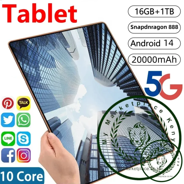 2024 Original Global Version Tablet Android Pad 15 Pro 16GB+1TB Snapdragon 870 Tablets PC 5G Dual SIM Card or WIFI HD 4K Mi Tab