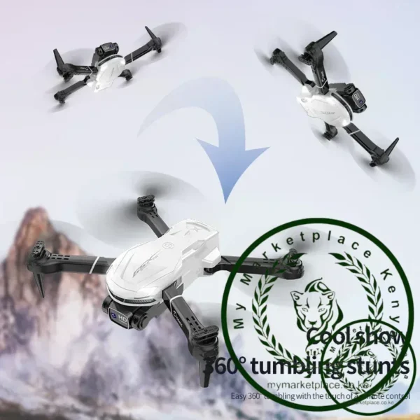 New Xs9 RC Drone Obstacle Avoidance Foldable 8K Professional Wide Angle Triple HD Camera RC Helicopter WIFI FPV Helicopter Gifts - Image 2