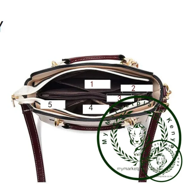 New brand shoulder Bag leather Women's luxury designer handbag for 2024 women European and American retro cross body Tote bags - Image 4