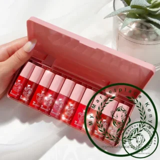 Mini 10 Colors Liquid Lip Gloss Waterproof Non-stick Lasting Velvet Matte Lipstick Lip Gloss Cosmetic
