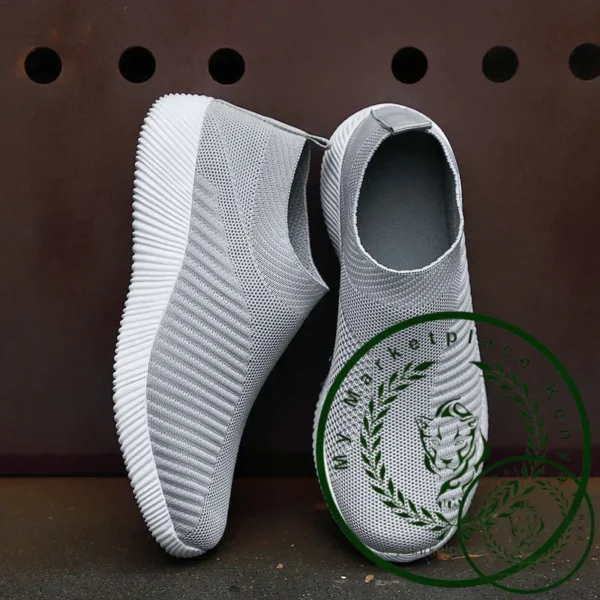 Women Vulcanized Shoes High Quality Women Sneakers Slip On Flats Shoes Women Loafers Plus Size 42 Walking Flat