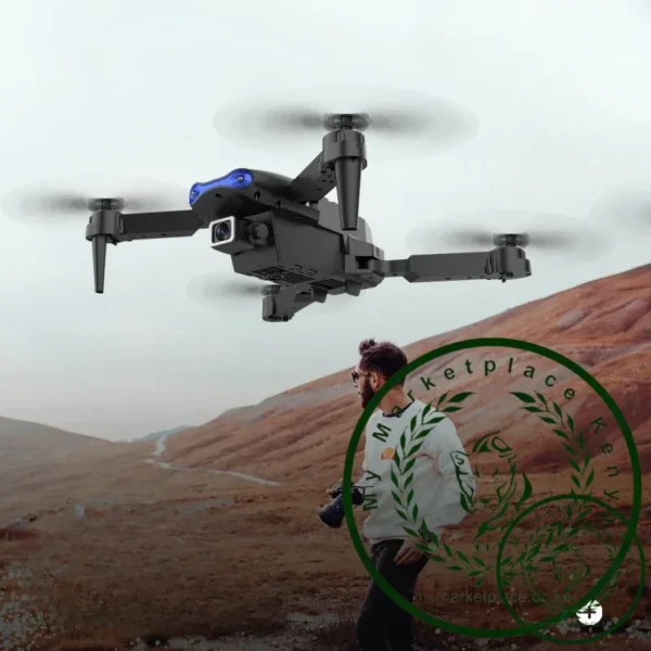 E99Pro RC Drone 4K Professinal With 1080P Wide Angle HD Camera Foldable Helicopter WIFI FPV Height Hold Gift Toy - Image 2