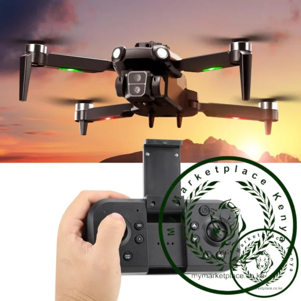 RC Drone 4K Dual Camera 4 Sided Obstacle Avoidance Optical Positioning WiFi Remote Control Quadcopter RC Drone