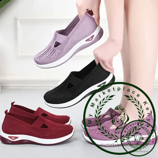 ​Women's Shoes 2025 Summer Casual Sneakers Breathable Mesh Chunky Sole Affordable Free Shipping​
