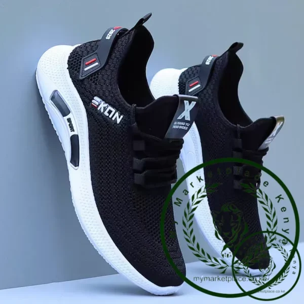 Spring White Casual Shoes Breathable Non-slip Walking Sneakers Men Shoes Outdoor 2024 Comfortable Fashion Lace Up Running Shoes - Image 3