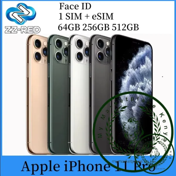 Apple iPhone 11 Pro 64GB 256GB ROM Original 5.8" Super Retina A13 IOS iPhone 11Pro Face ID Unlocked 4G LTE Used Mobile phone