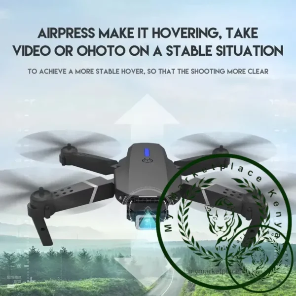 E88 Drone HD Dual Camera WIFI Connection Aerial Photography Drone Height Quadcopter Christmas Halloween Gift - Image 2