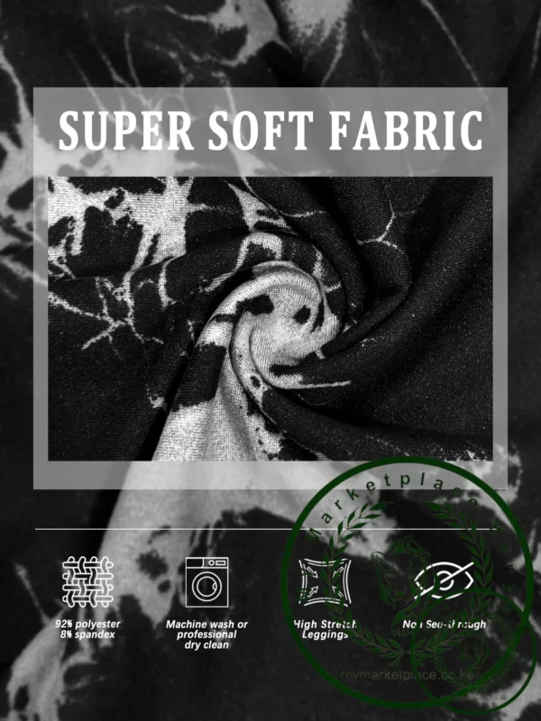 Super Soft High Waisted Tie Dye Leggings for Women Yoga Running Gym No See Through Workout Athletic Tights Push Up Gym Fitness - Image 3