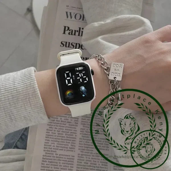 Fashion LED Sports Watches Digital Watch Men Electronic Wristwatches Casual Silicone Montre Femme Relojs Para Mujer(Watch Only) - Image 2