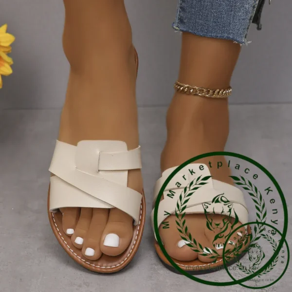 Plus Size 35-43 Shoes for Women Summer Slippers Women Flat Outdoor Beach Flip Flops Female Sandals Slides Shoes Women Sandals