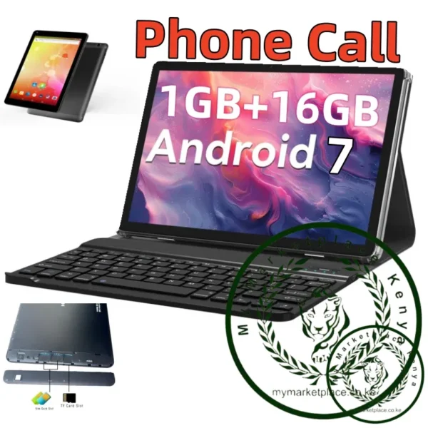 10 INCH H16Q9 RAM 1GB ROM 64GB Phone Call Tablet PC Android 7.0 Quad-Core 1.3GHz CPU MTK6735 Dual Camera SIM Card WIFI