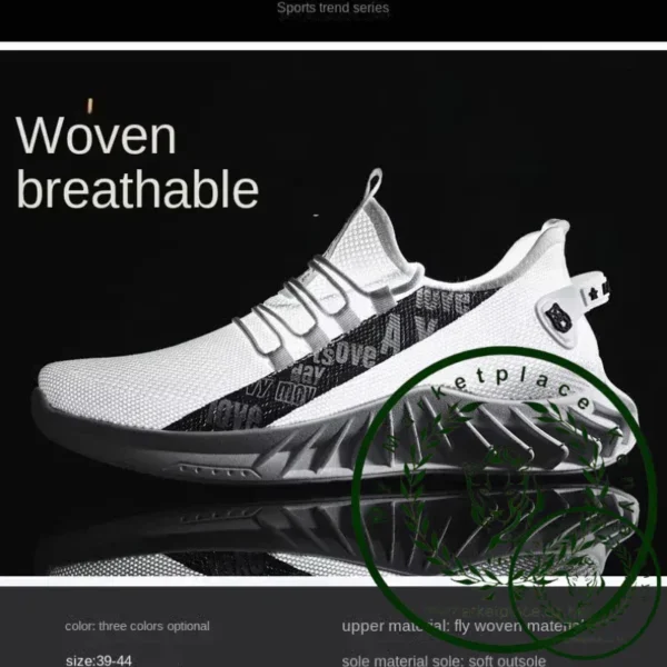 2025 Lightweight Breathable Running Shoes for Men All-Purpose Sneakers for Teens Above Ankle Comfortable Athletic Footwear - Image 3