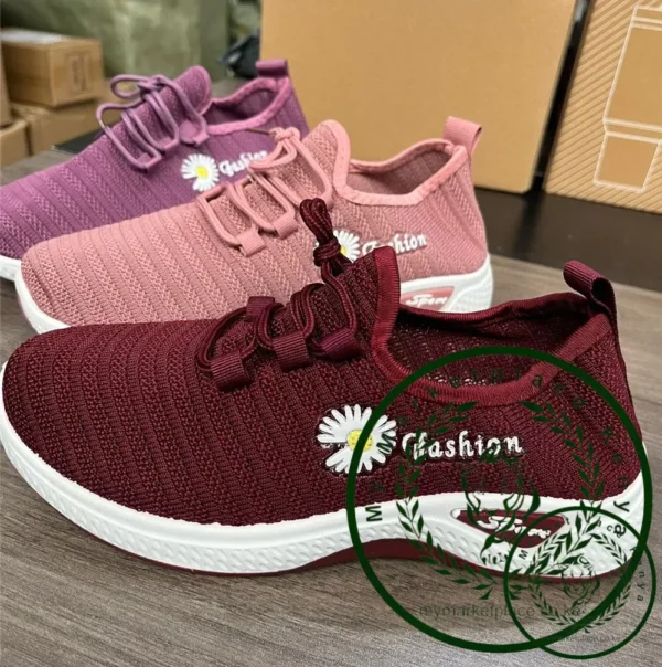 Women Sneakers Autumn New Trendy Mesh Casual Sports Running Shoes Wholesale Comfortable Lightweight Breathable Fashion Sneakers - Image 3