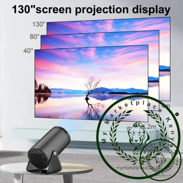 Projector H300 4K Android 11 Dual Wifi6 120ANSI RK3326 Quad Core BT5.0 1280*720P Home Cinema Portable Outdoor Projetor - Image 2