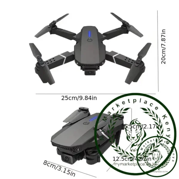 E88 Drone HD Dual Camera WIFI Connection Aerial Photography Drone Height Quadcopter Christmas Halloween Gift - Image 4