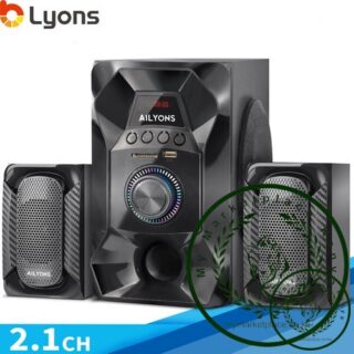 Lyons LYS2404 2.1CH Multimedia Speaker System Home Theatrer SubWoofer with BT(1YR WRTY)