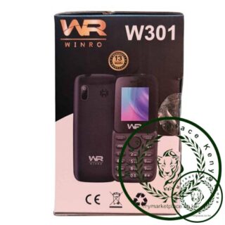 Winro W301 1.77", Kabambe, Wireless FM, Bluetooth, Facebook, 1000mAh (Dual SIM) - Black