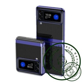 Samsung Galaxy Z Flip 3 2021 Case, Ultra Slim Hard PC Transparent With Electroplate Bumper Anti-Scratch Protective Case Cover For Samsung Galaxy Z Flip 3 5G