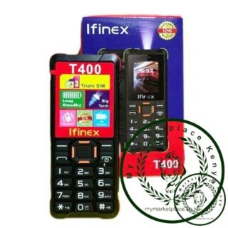 Ifinex T400 TRIPLE SIM CARD FEATURE PHONE WITH Bluetooth /Wireless FM/SD Slot kabambe/katululu/mulika mwizi