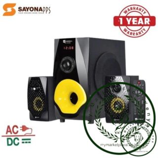Sayona 2.1 Channel Subwoofer , 7000W P.M.P.O. AC/ DC SHT 1214 BT