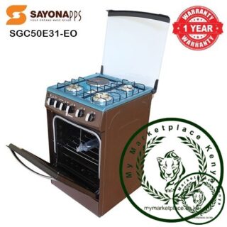 Sayona SGC50E31 EO 3 In 1 Free Standing 50*55 With Electric Oven Coffee Brown