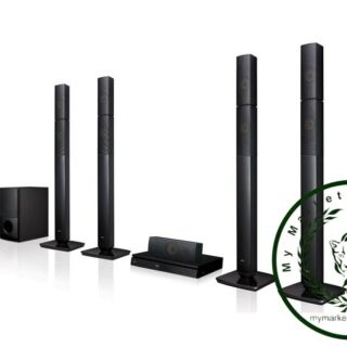 LG LHD657- 1000W 5.1Ch DVD Home Theatre System -Black